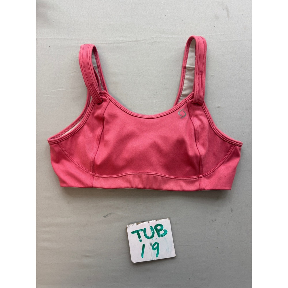 Moving Comfort Pink High Impact Sports Bra Adjustable Straps Womens 36B 20003